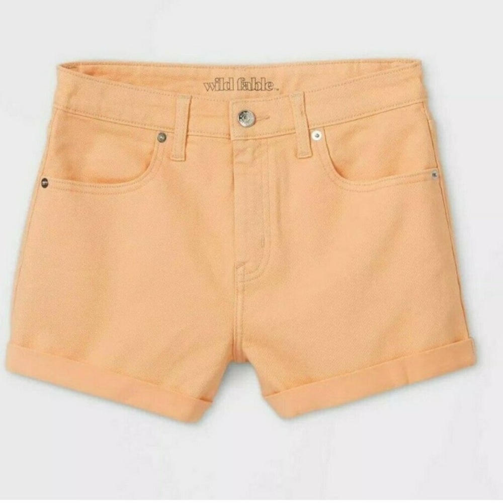 Wild Fable Peach High-Rose Shorts